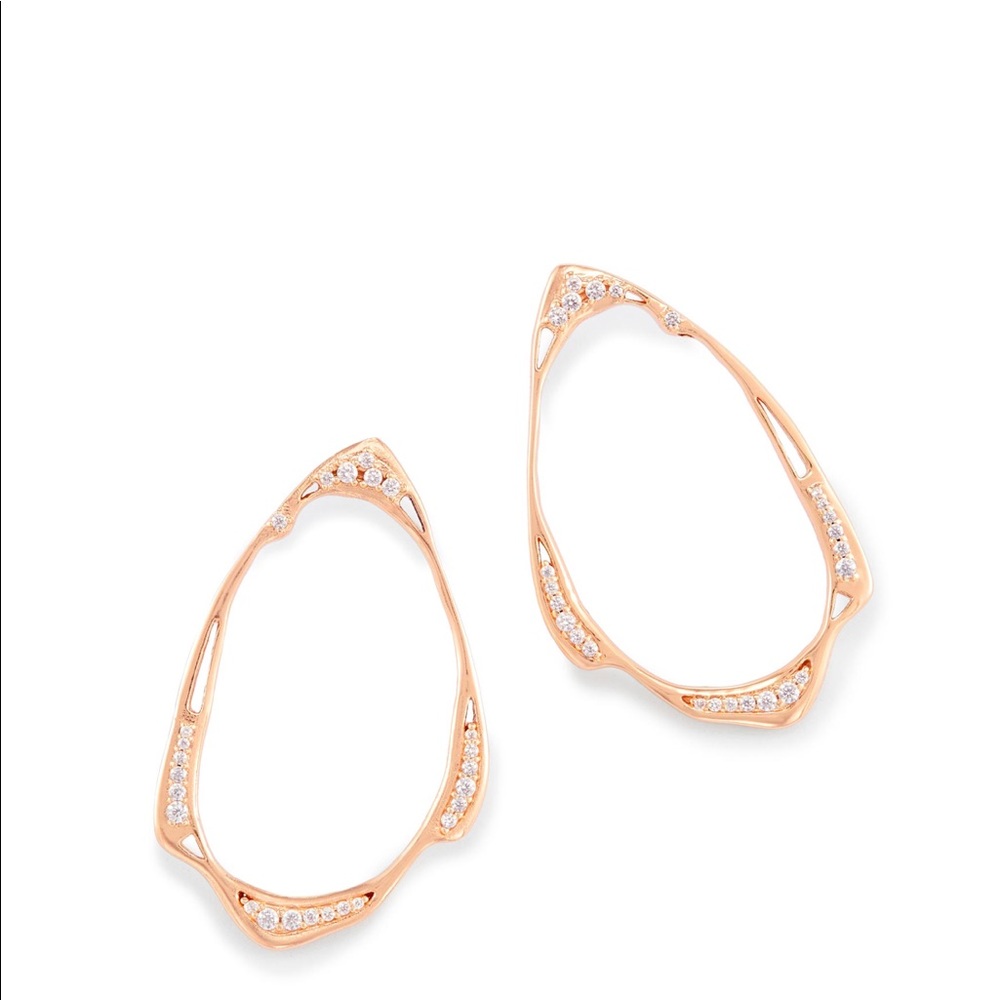 Kendra Scott Livi stud earrings in rose gold